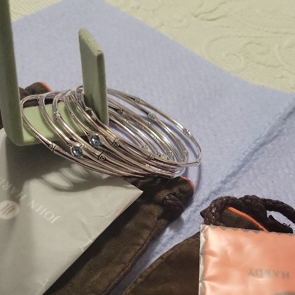 John Hardy Set Of (6) Bamboo Bangles - Picture 4 of 16